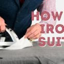 how to iron blazer suits