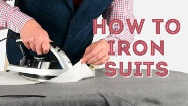 how to iron blazer suits